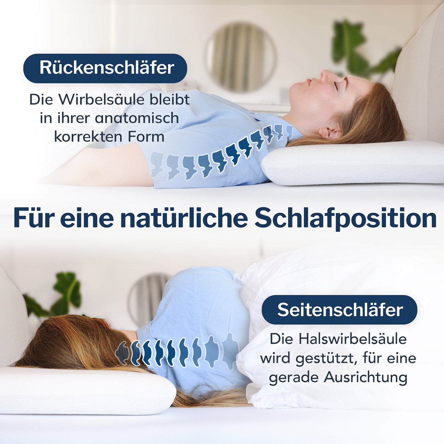 Orthopädisches Nackenkissen