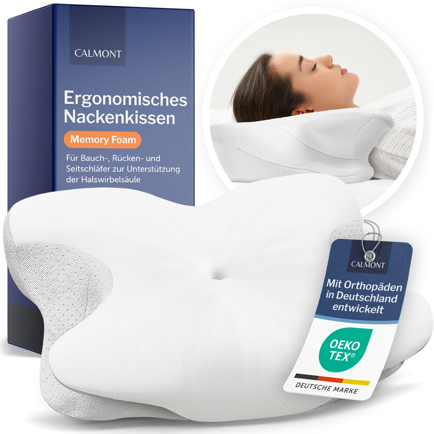 Orthopädisches Nackenkissen